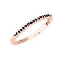 Ringe Zanette Gioielli Dame in Rosègold Diamante Brown 0.15 Ct AN-100M-74-NERI - AN-100M-74-NERI